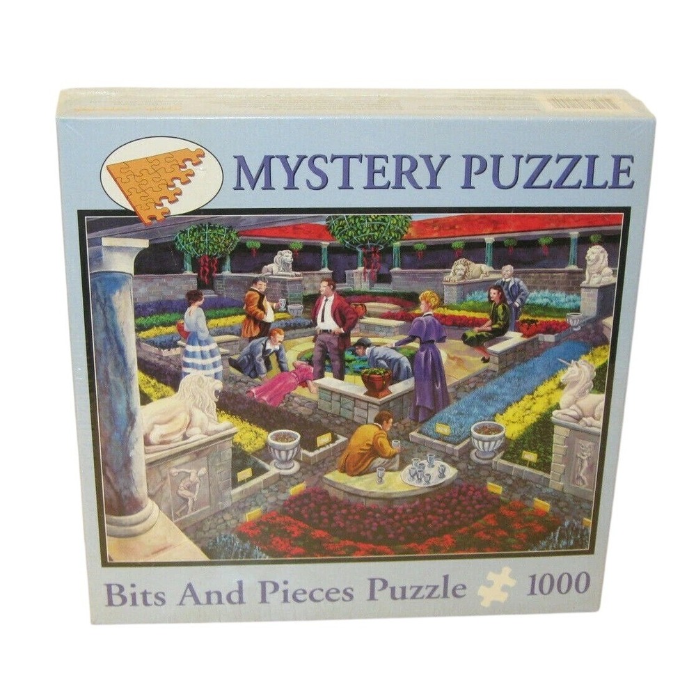 NEW Bits and Pieces Mystery Puzzle 1000 piece Murder at the Museum Jigsaw Puzzle
